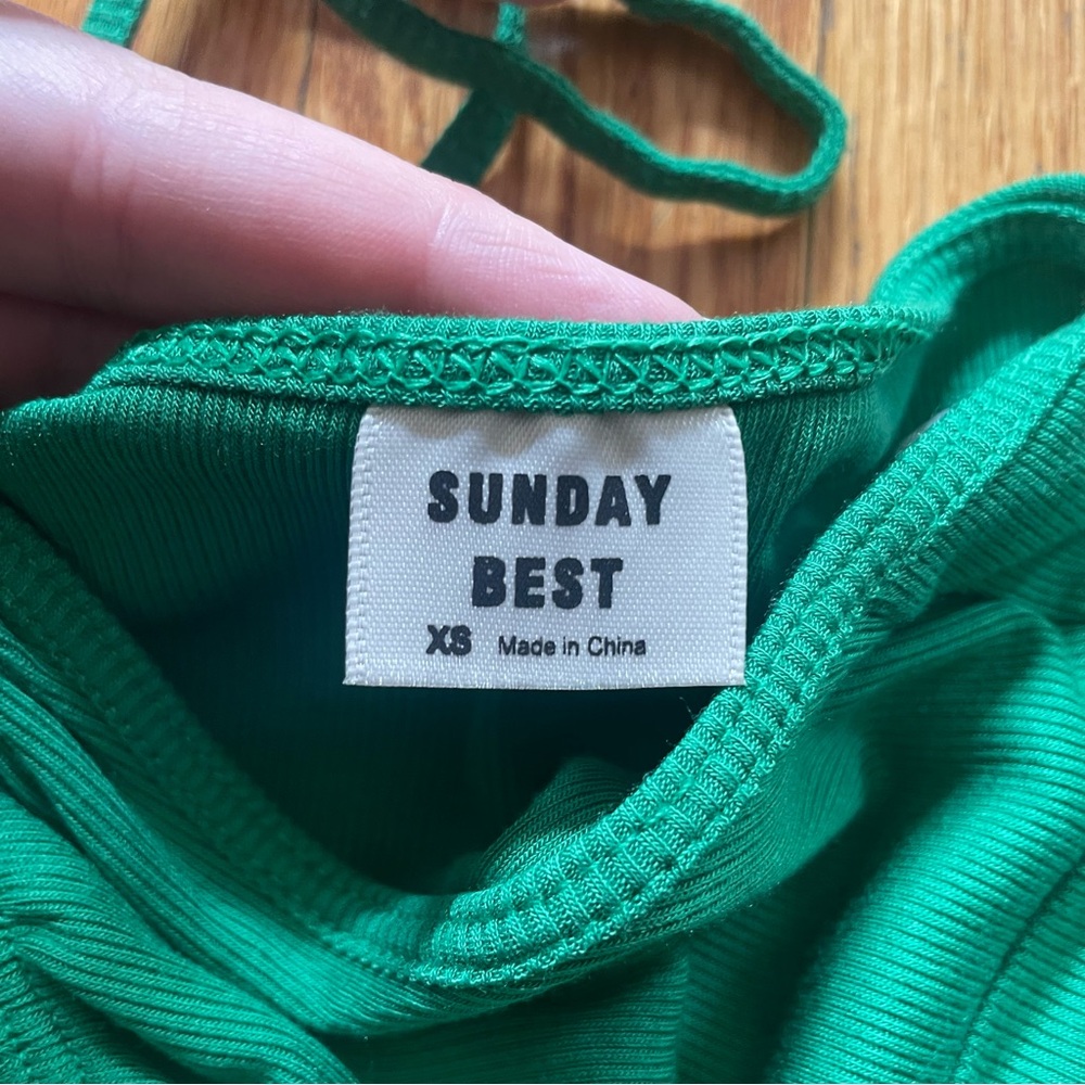 Sunday Best Polly Crop Top - XS - Picture 4 of 5